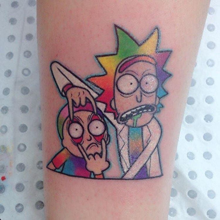 Rick And Morty Tattoos 52