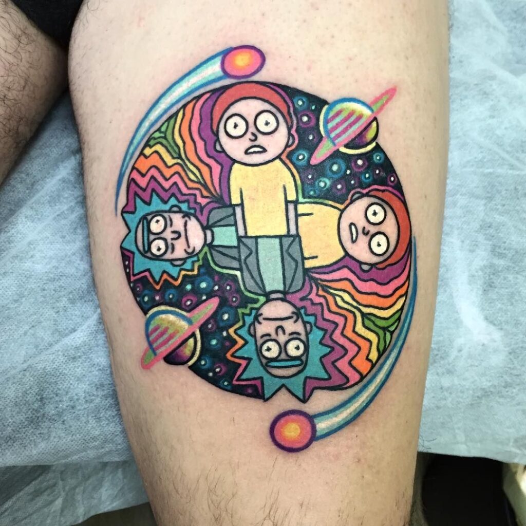 Rick And Morty Tattoos 53