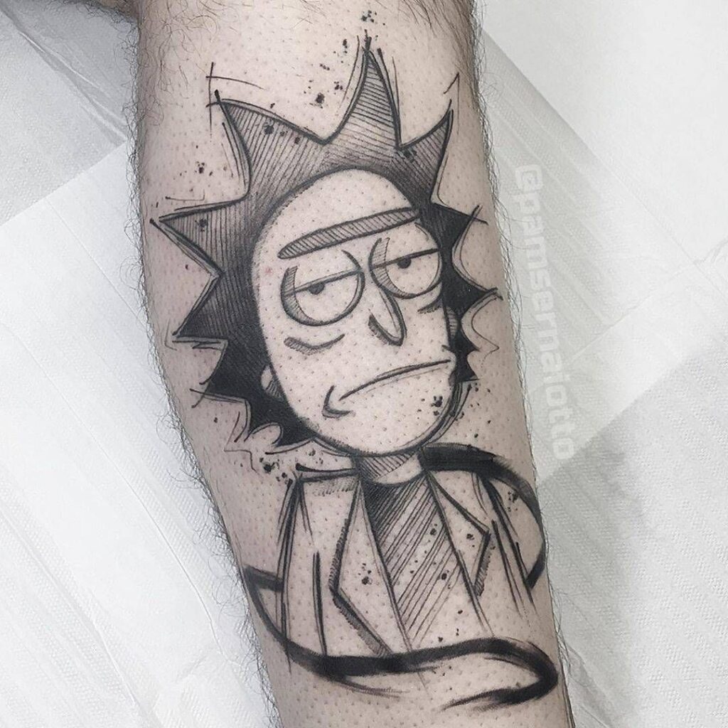 Rick And Morty Tattoos 54