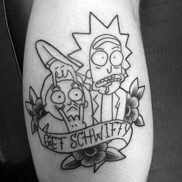 Rick And Morty Tattoos 57