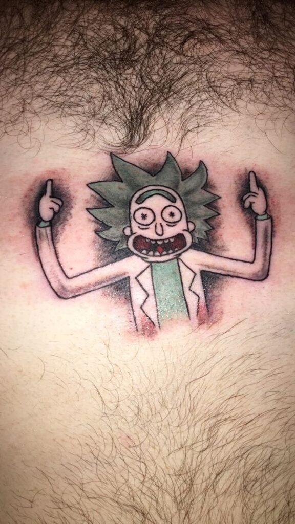 Rick And Morty Tattoos 63