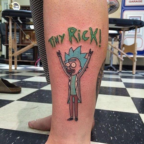 Rick And Morty Tattoos 71