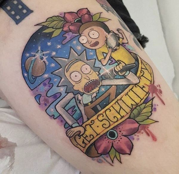 Rick And Morty Tattoos 72