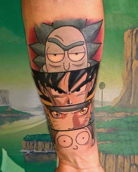 Rick And Morty Tattoos 75