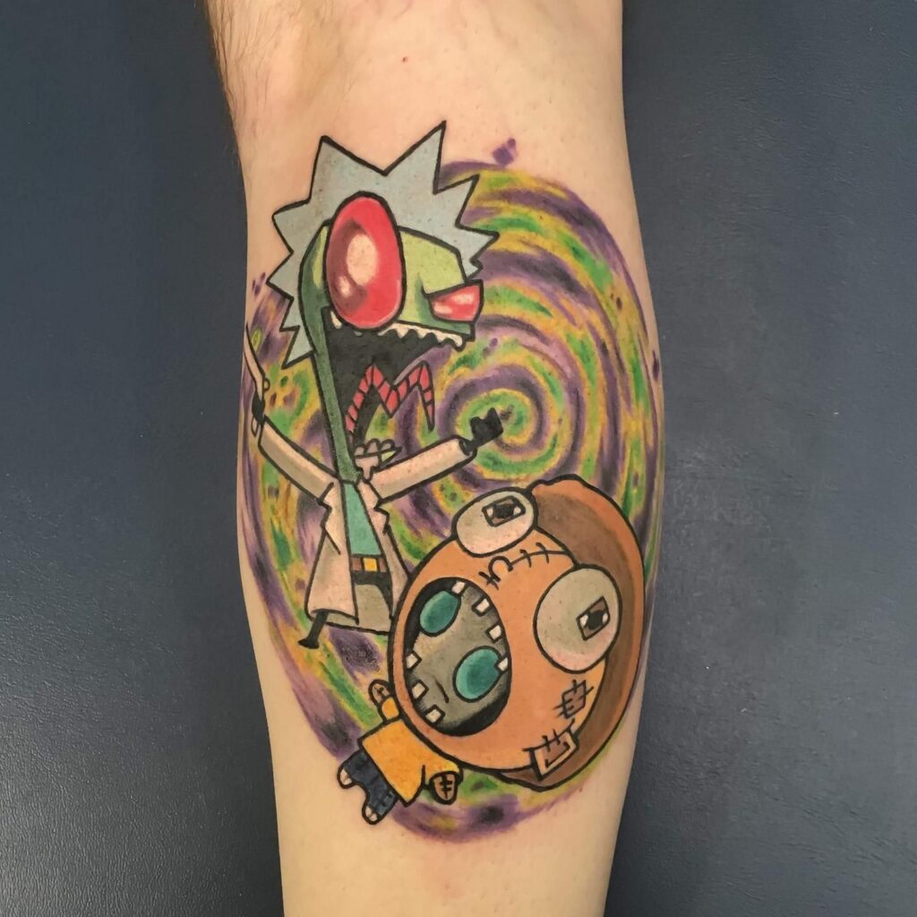 Rick And Morty Tattoos 81