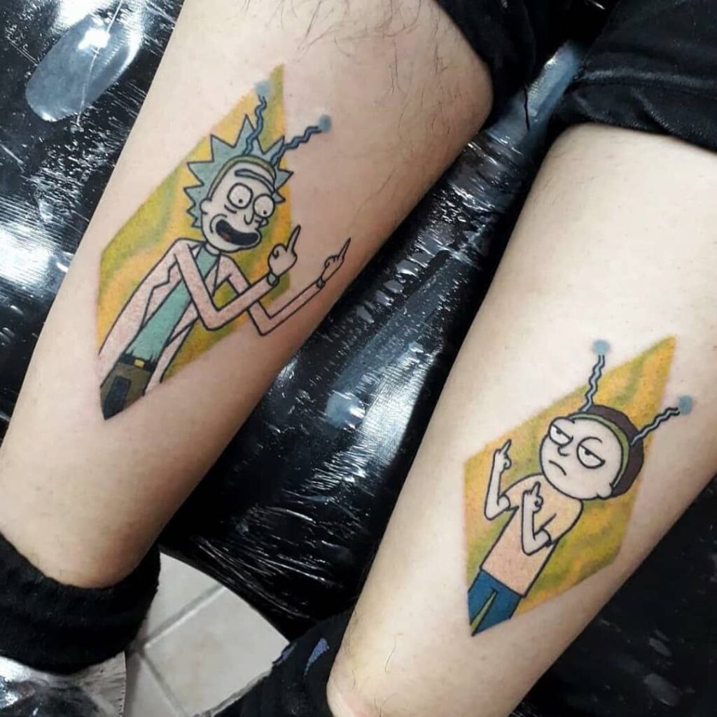 Rick And Morty Tattoos 84