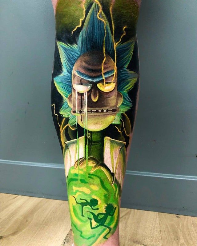 Rick And Morty Tattoos 88