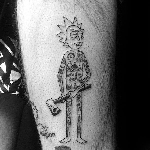Rick And Morty Tattoos 9