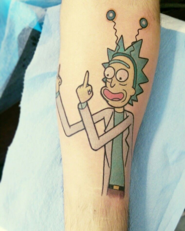 Rick And Morty Tattoos 90