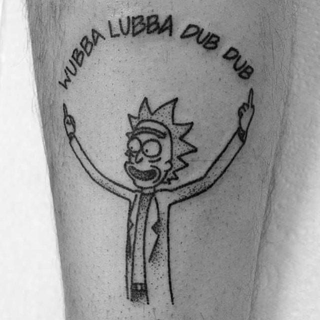 Rick And Morty Tattoos 91