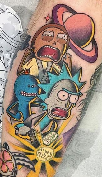 Rick And Morty Tattoos 95