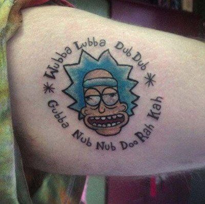 Rick And Morty Tattoos 96