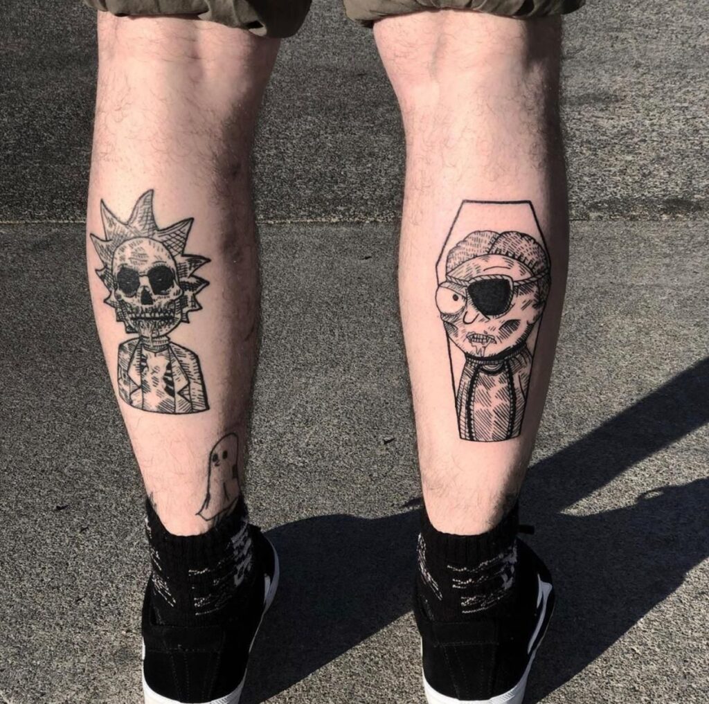 Rick And Morty Tattoos 97