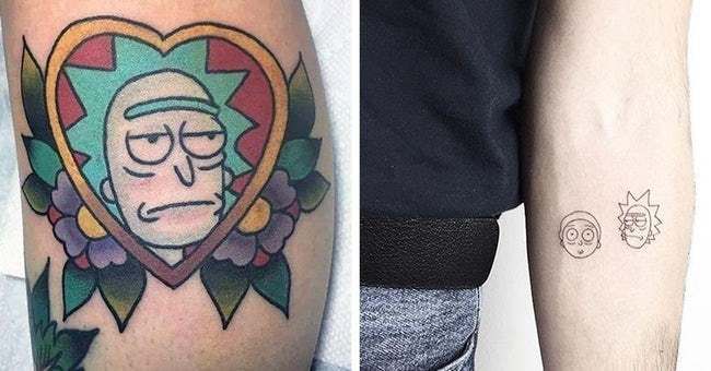 Rick And Morty Tattoos 98