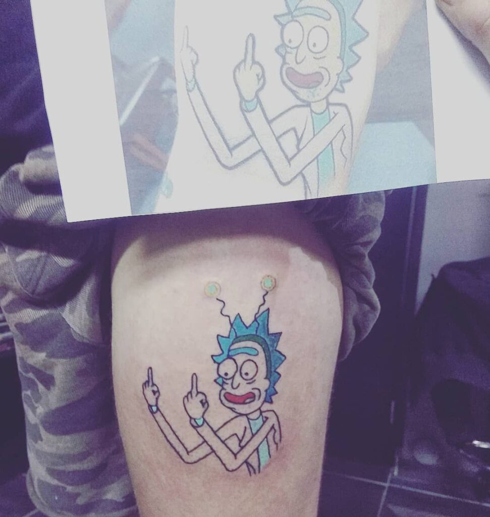 Rick And Morty Tattoos 99