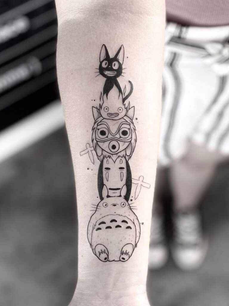Studio Ghibli Tattoos 48
