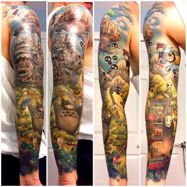 Studio Ghibli Tattoos 57