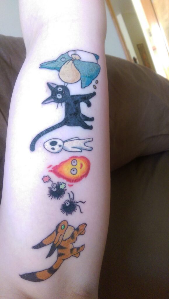 Studio Ghibli Tattoos 60