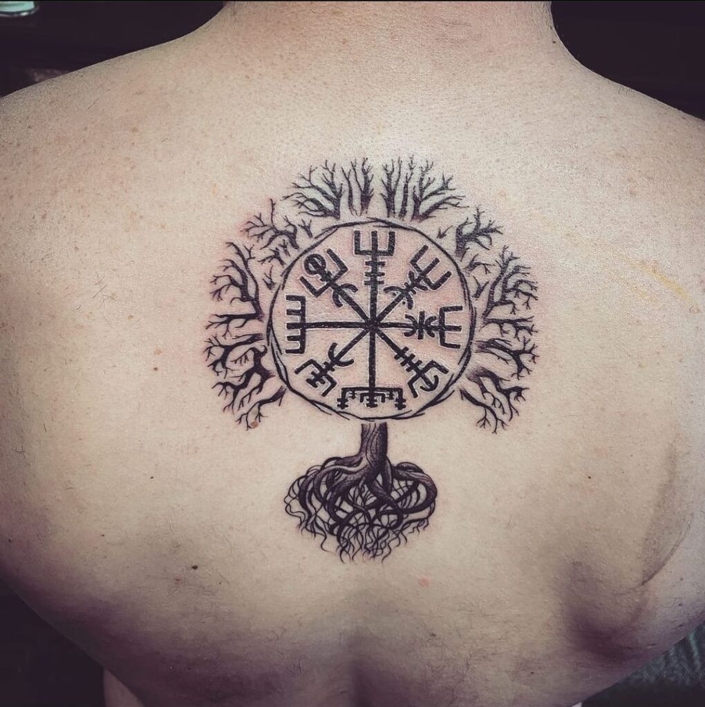 life and death tree tattoo