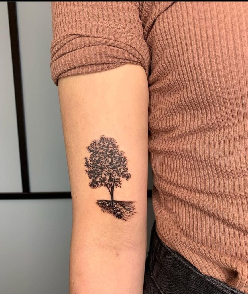Ash Tree Tattoo