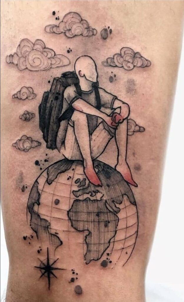 greek god atlas tattoo