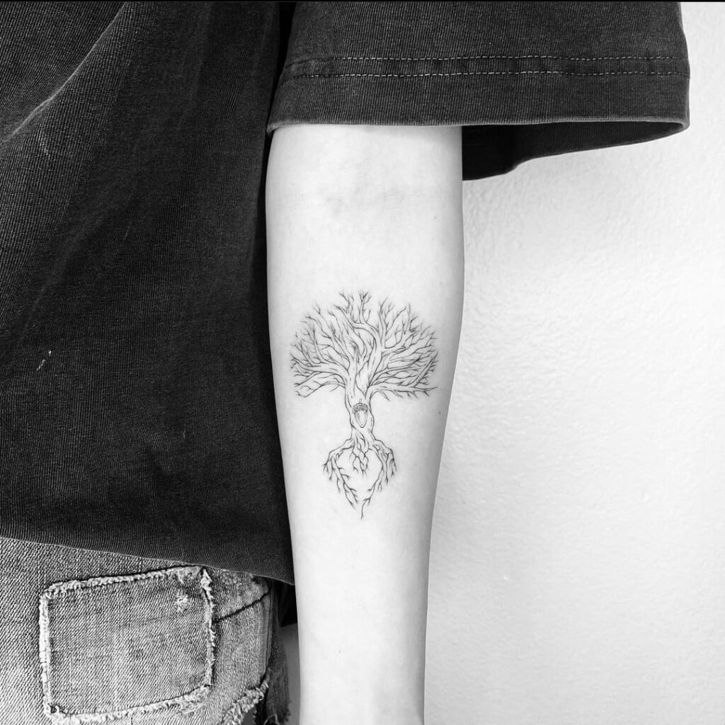 11 Red Tree Tattoo Ideas That Will Blow Your Mind  alexie