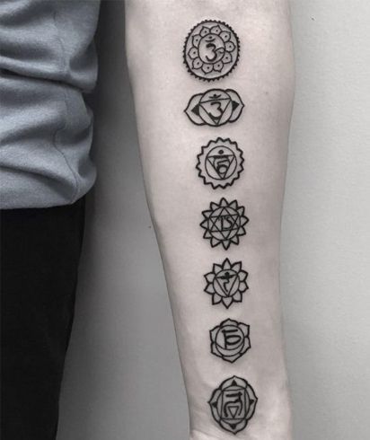 Chakra Tattoos 45