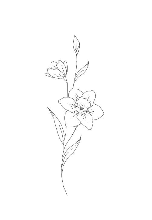 Daffodil Tattoos 115