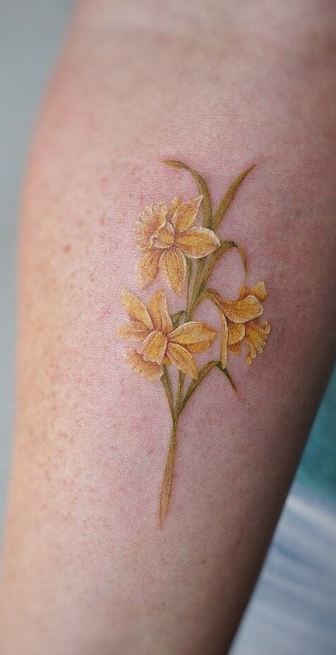 Daffodil Tattoos 25