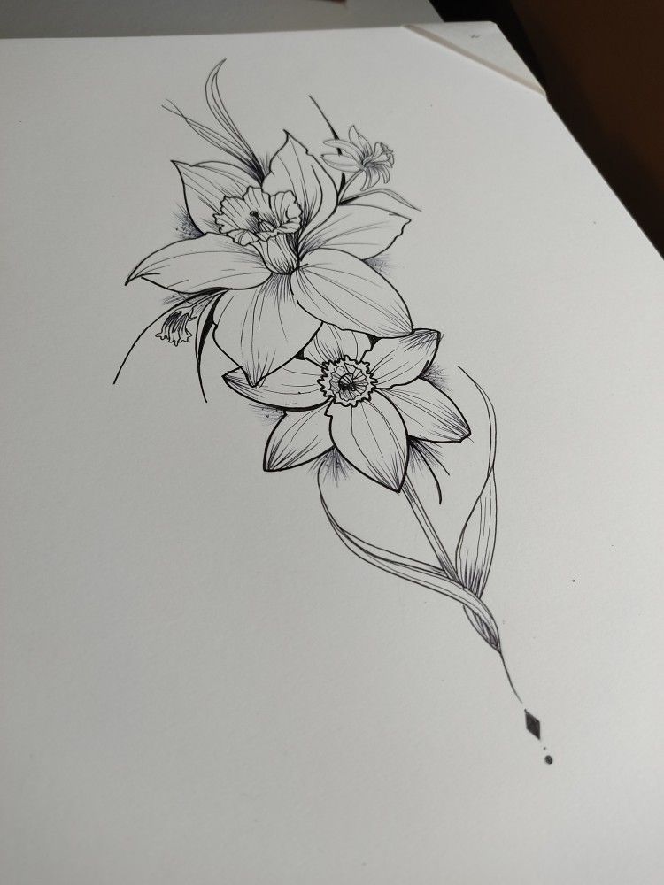 Daffodil Tattoos 29