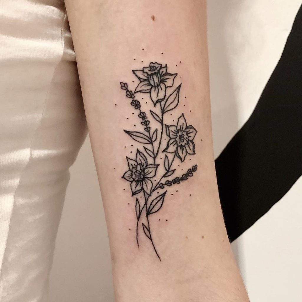Daffodil Tattoos 32