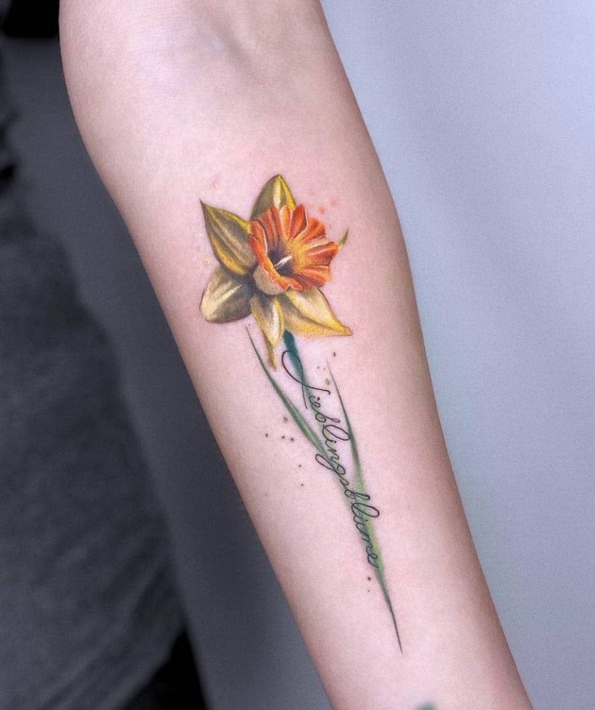 Daffodil Tattoos 34