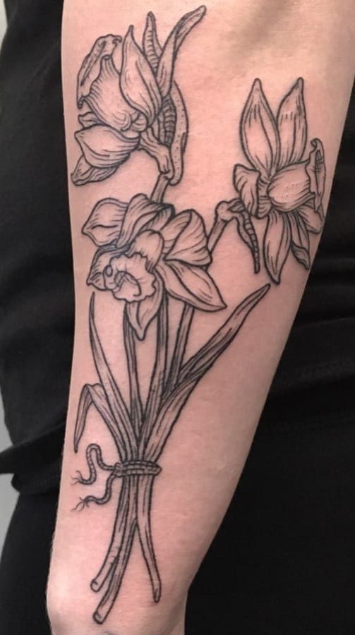 Daffodil Tattoos 40