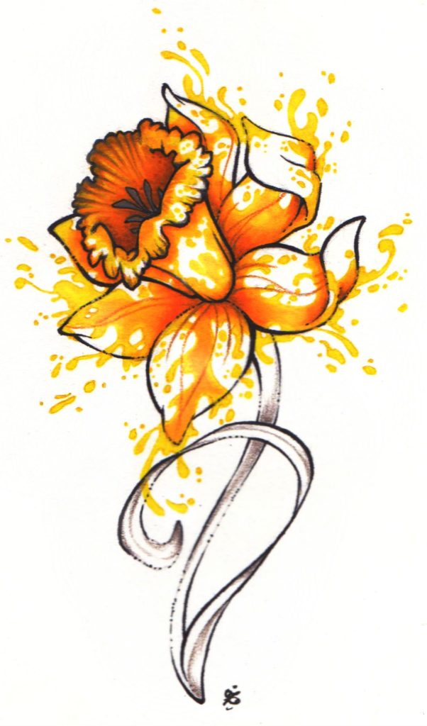 Daffodil Tattoos 71