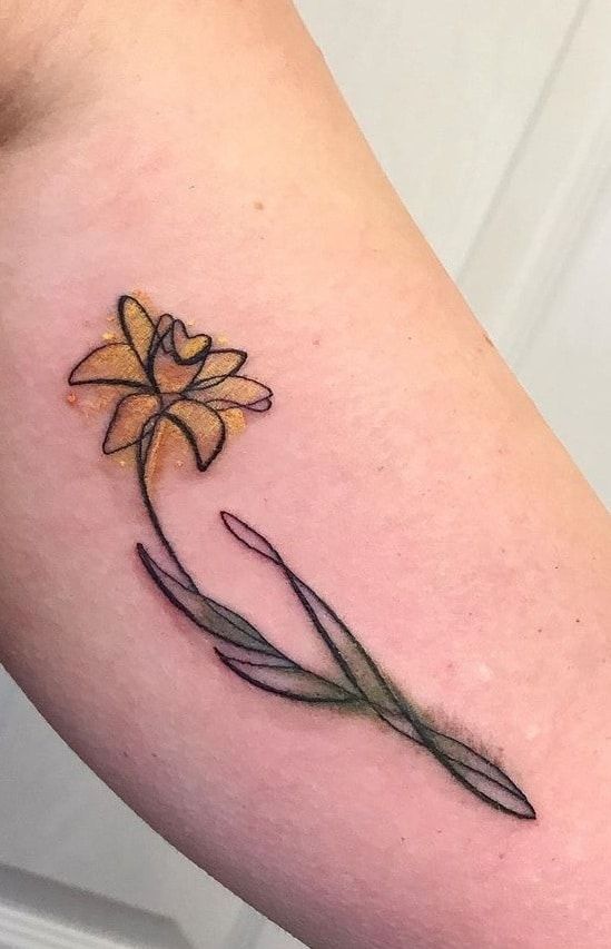 Daffodil Tattoos 80
