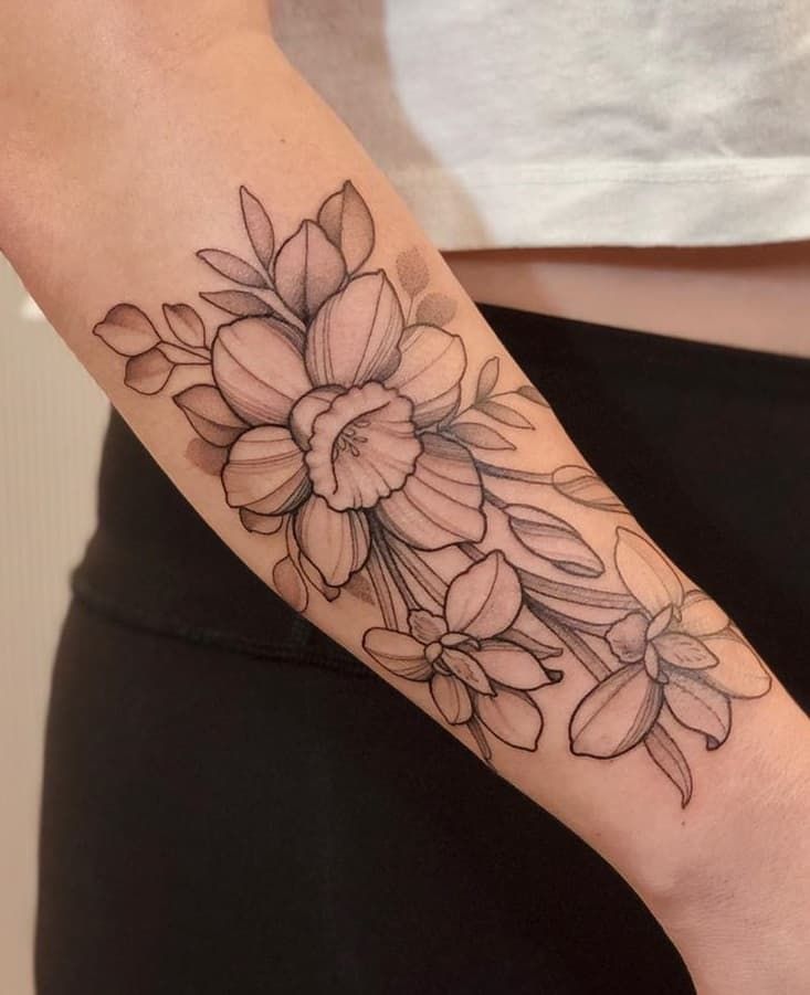 Daffodil Tattoos 85