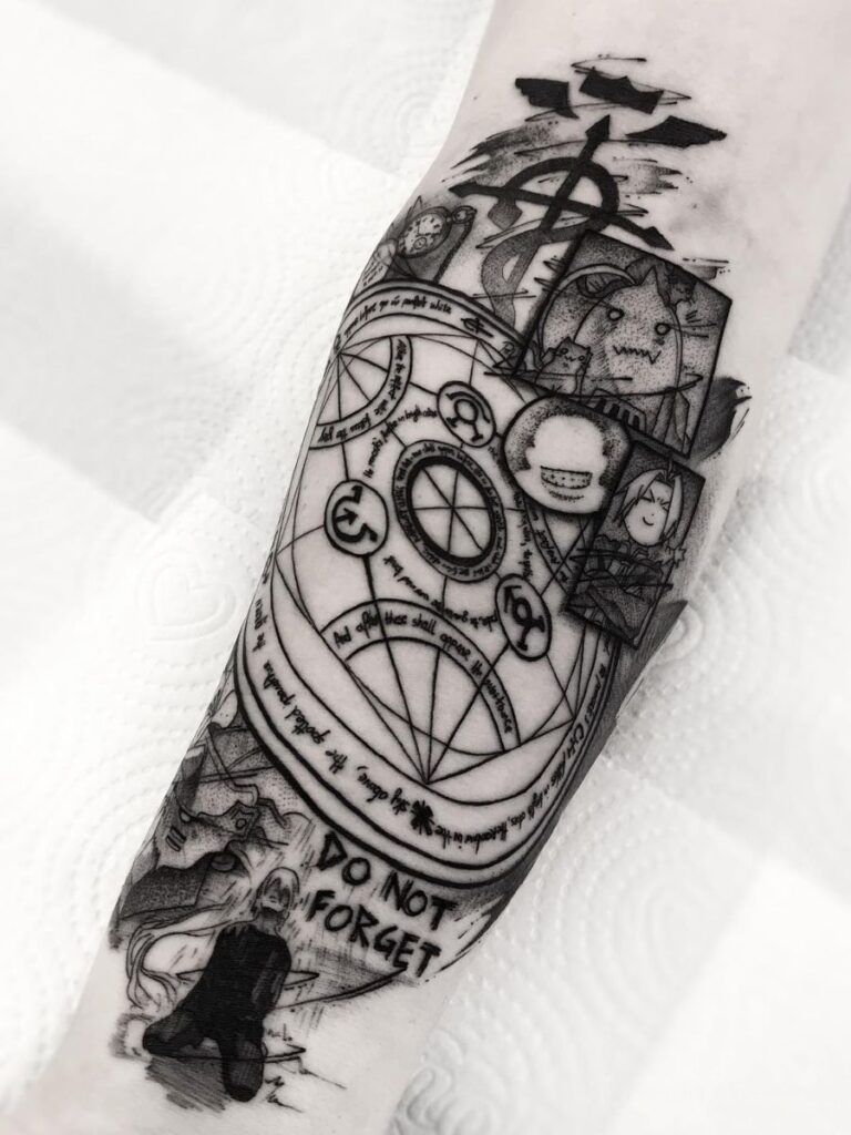 Fullmetal Alchemist Tattoo 184 1