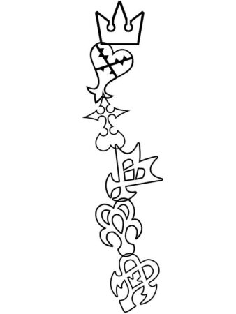 200+ Amazing Kingdom Hearts Tattoos Designs (2022) - TattoosBoyGirl