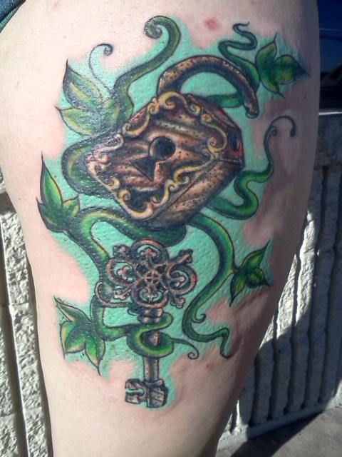 Lock And Key Tattoos 127