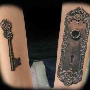 Lock And Key Tattoos 13