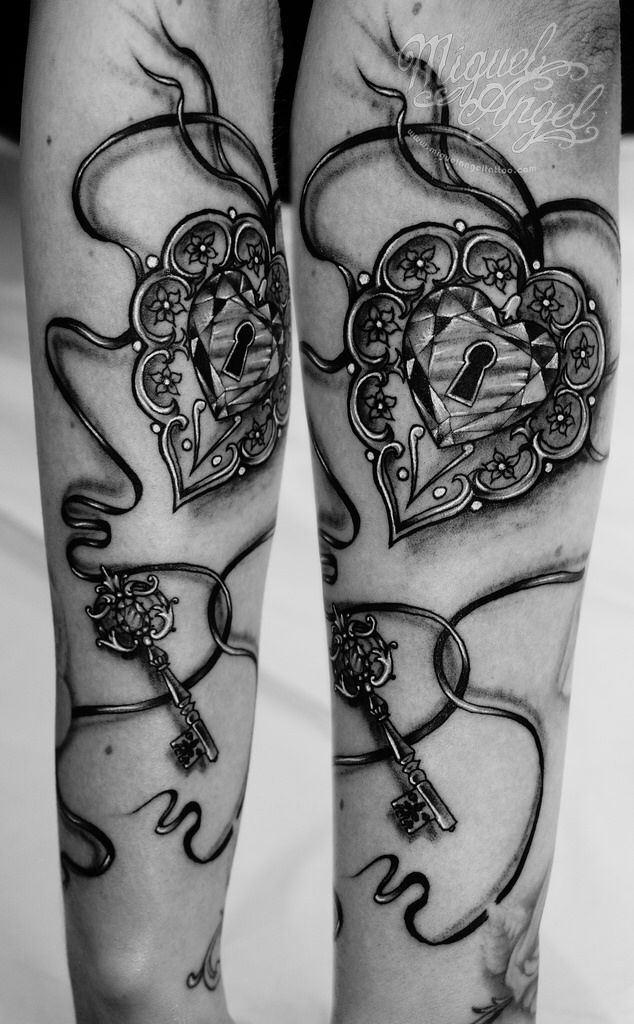 Lock And Key Tattoos 139