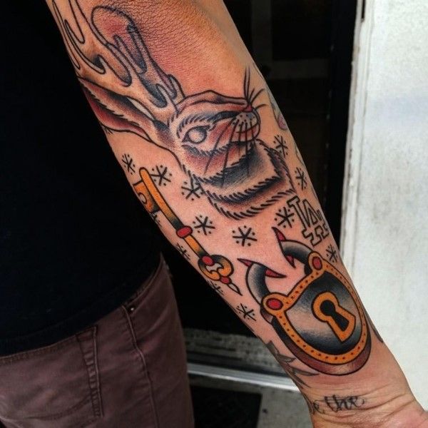 Lock And Key Tattoos 142