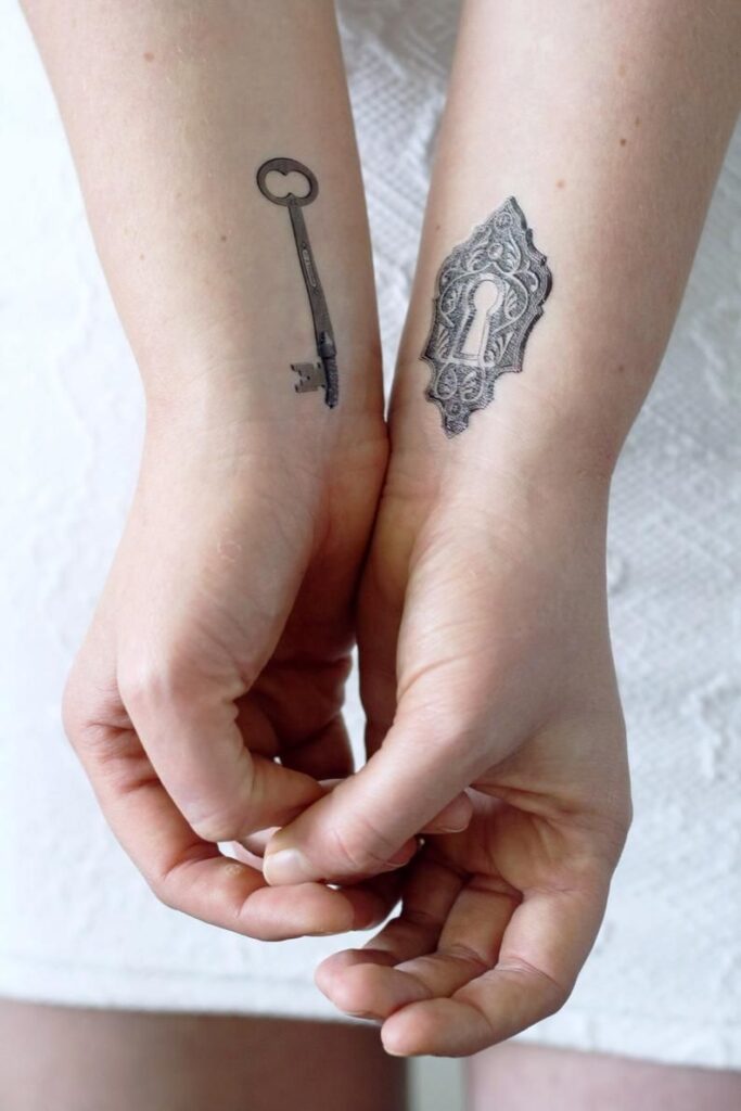 Lock And Key Tattoos 147
