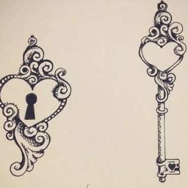 Lock And Key Tattoos 15