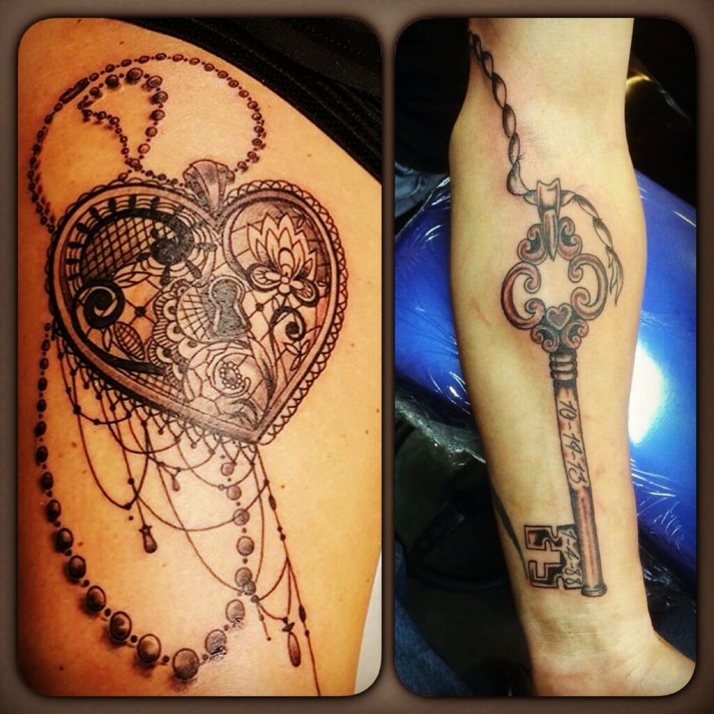 Lock And Key Tattoos 172