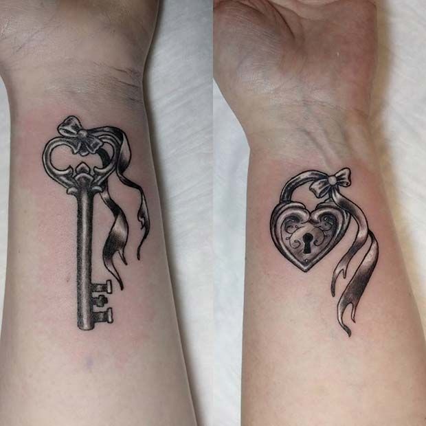 Lock And Key Tattoos 179