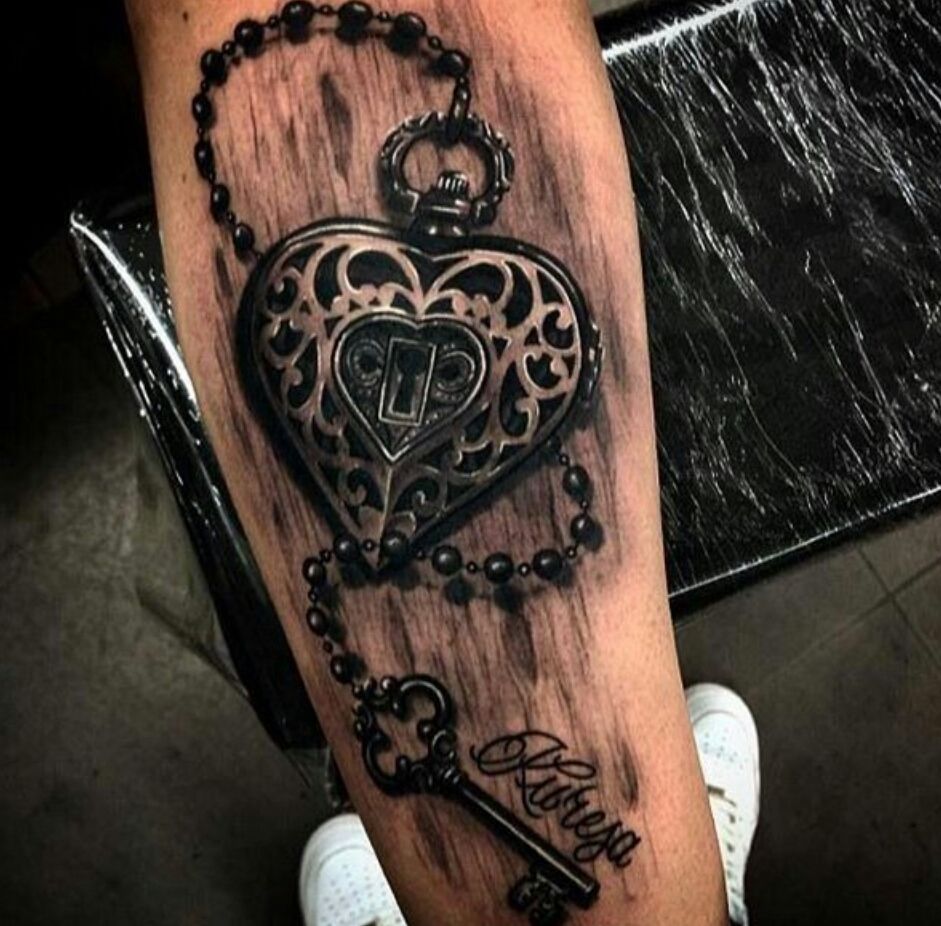 Lock And Key Tattoos 18