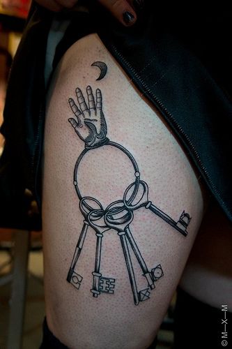 Lock And Key Tattoos 205