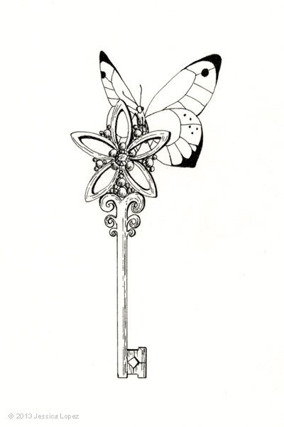 Lock And Key Tattoos 23