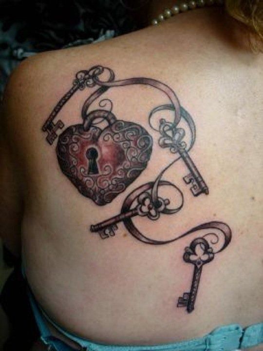 Lock And Key Tattoos 3